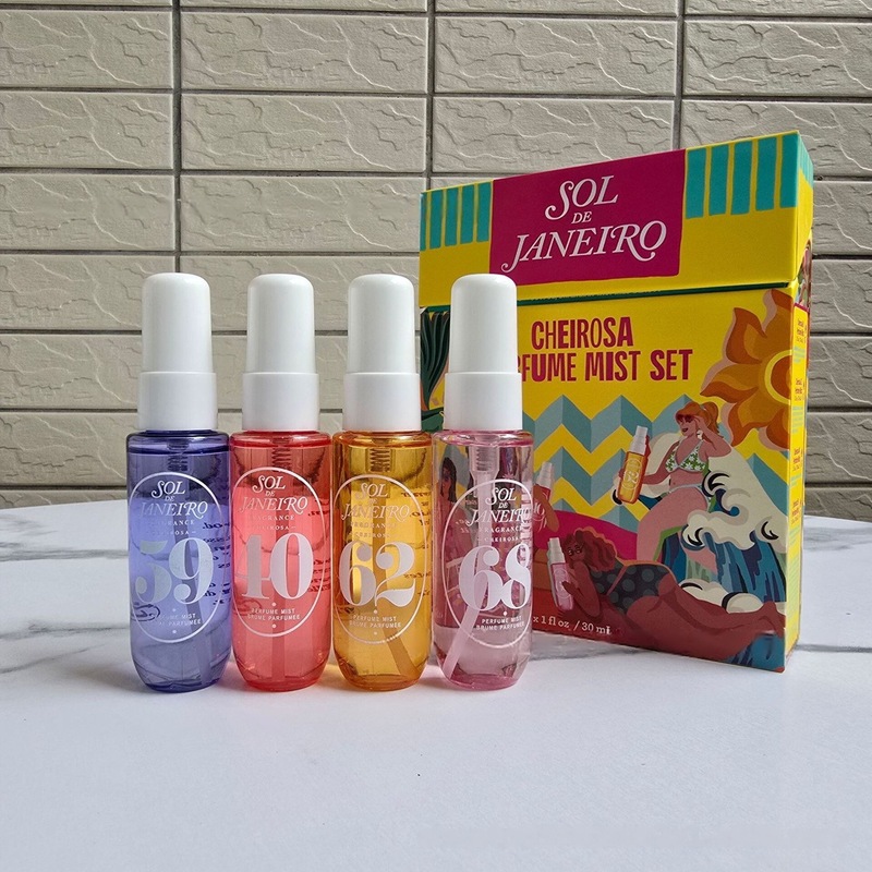 国境を越えたスポットブラジル約の夏香水68/62/40/59号ブラジル香水ボディスプレー30ml * 4|undefined