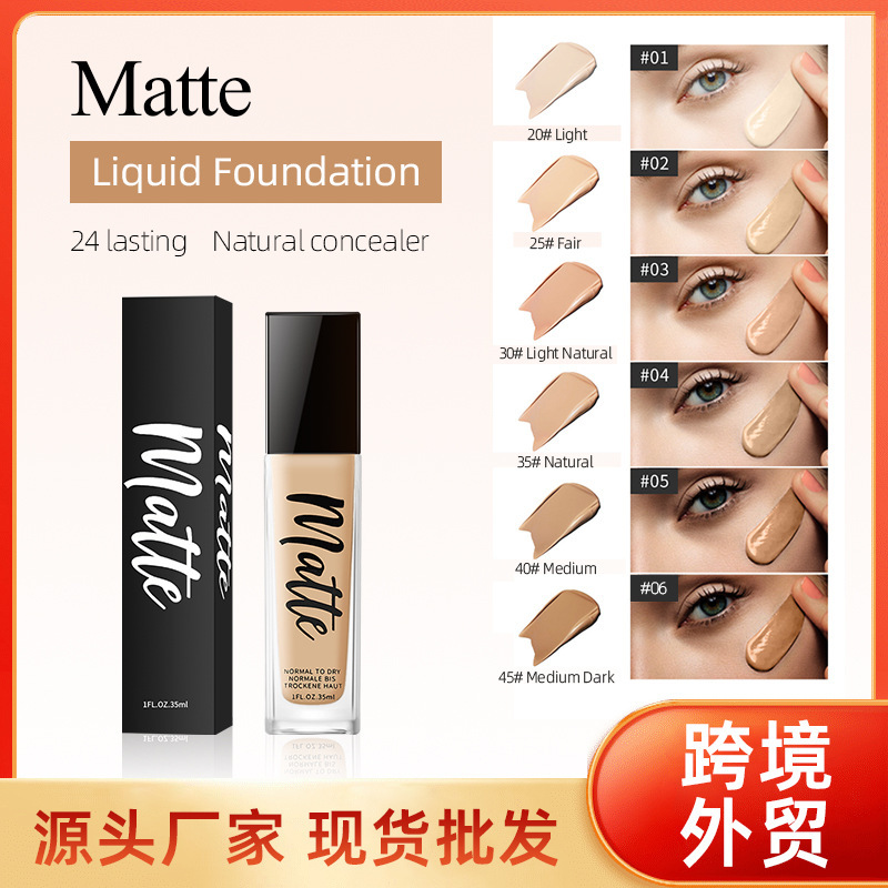 Base de Maquillaje Líquida Hidratante y de Larga Duración para Rostro