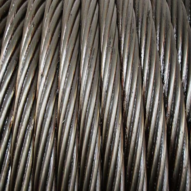 6*3715钢丝绳麻芯吊车钢丝绳外架工字悬挑架樑钢光面油钢绳