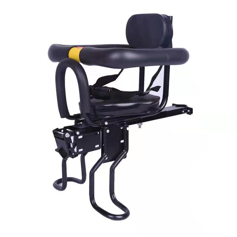 Electric Bike Front-Mounted Child Bicycle Seat, Baby Seat Board, Mountain Bike Seat, Full-Coverage Baby Seat