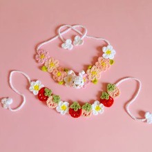 猫狗鸭子可爱围兜小恶魔款宠物颈圈ins风高颜值宠物服饰项链