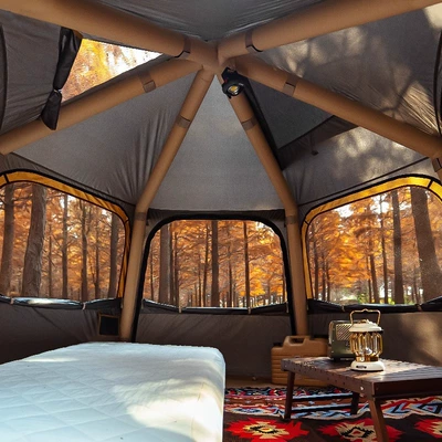 Hexagonal Inflatable Tent Outdoor: Avtomobil dam çadırları