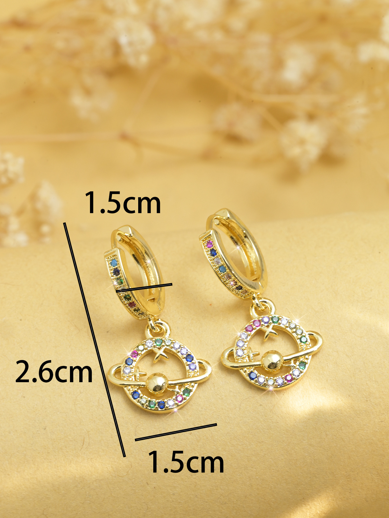 925 Sterling Silver Ear Needle Material 1 Pair Elegant Simple Style Cross Life Tree Plating Copper Zircon Drop Earrings