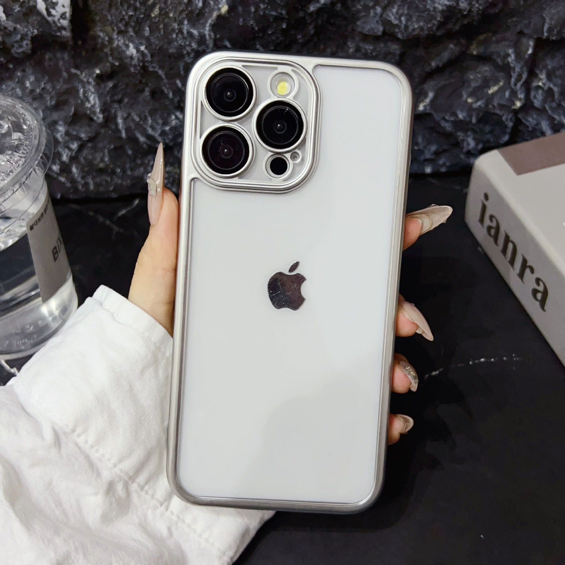 Apple, совместимый iPhone14 Pro, матовый чехол для телефона, мобильный телефон, iphone, 2 в 1