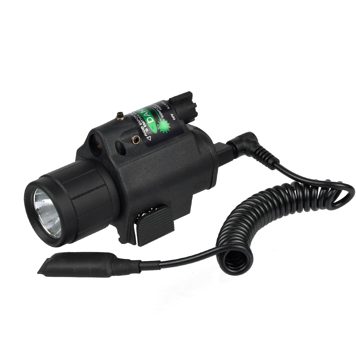 M6 Red Laser Led Integrated Outdoor Tactical Flashlight with Tail Switch and Strong Green Laser Flashlight