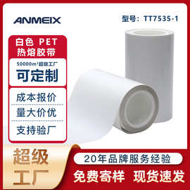 PET热熔胶膜防水防潮聚酯薄膜白色阻燃膜多功能透明膜复合膜定制
