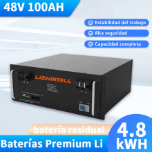 Bater&iacute;a LiFePO4 de rack 48V 100Ah 4.8 kWh para hogar 200Ah