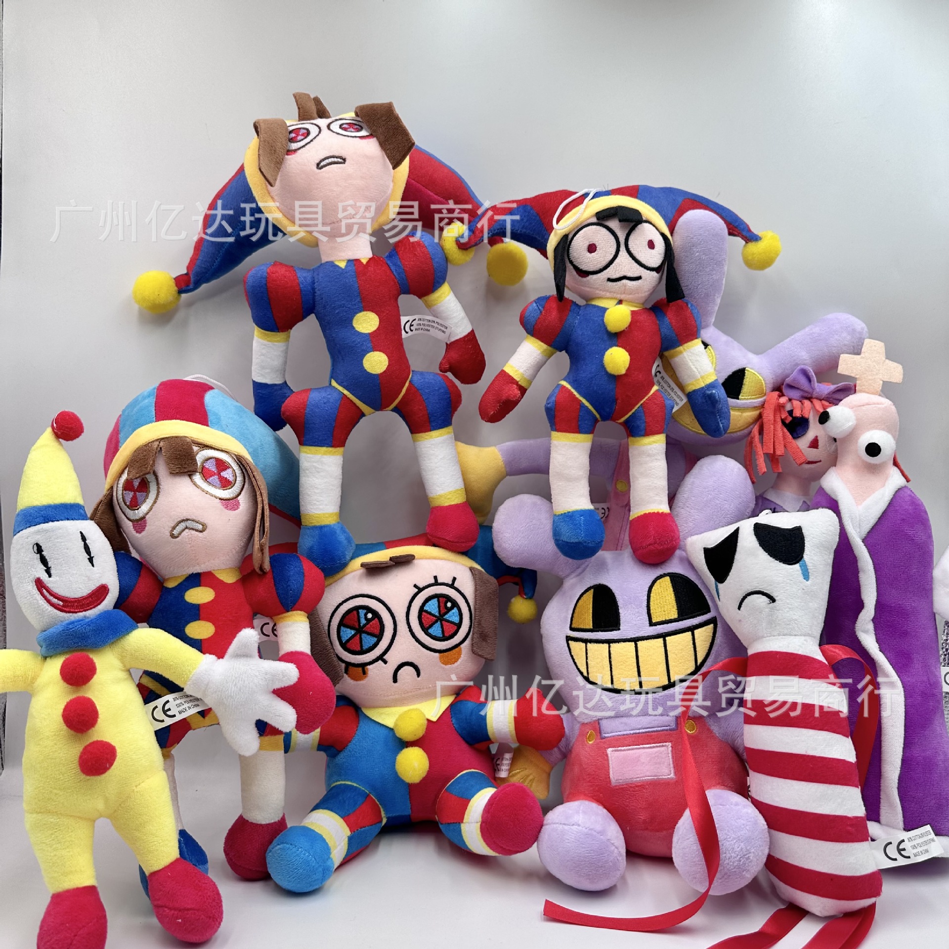Cross-border New Product THE AMAZING DIGITAL CIRCUS Digital Circus Animated Clown Plush Toy