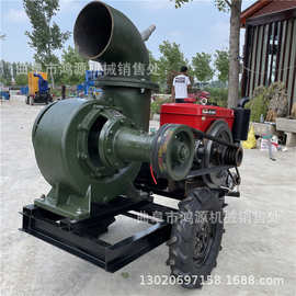 柴油4寸高扬程喷灌泵 工程施工大流量抽水机 柴油机水泵图片