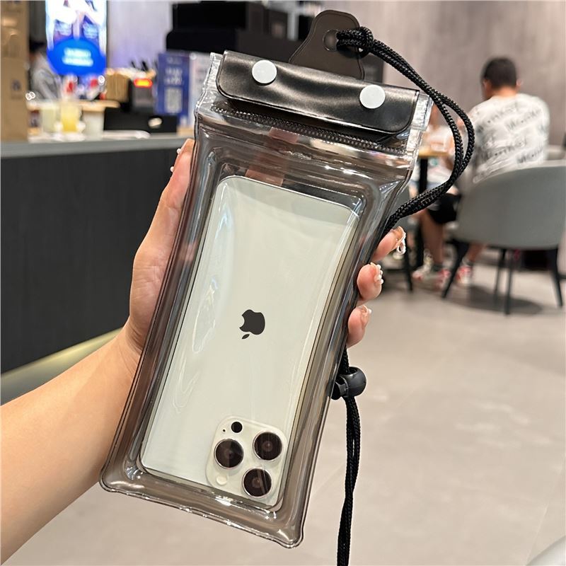 Mobile Phone Waterproof Bag Touchscreen Swimming Underwater Photography Mobile Phone Case Lanyard Hanging Neck Drifting Diving Water Mobile Phone Bag