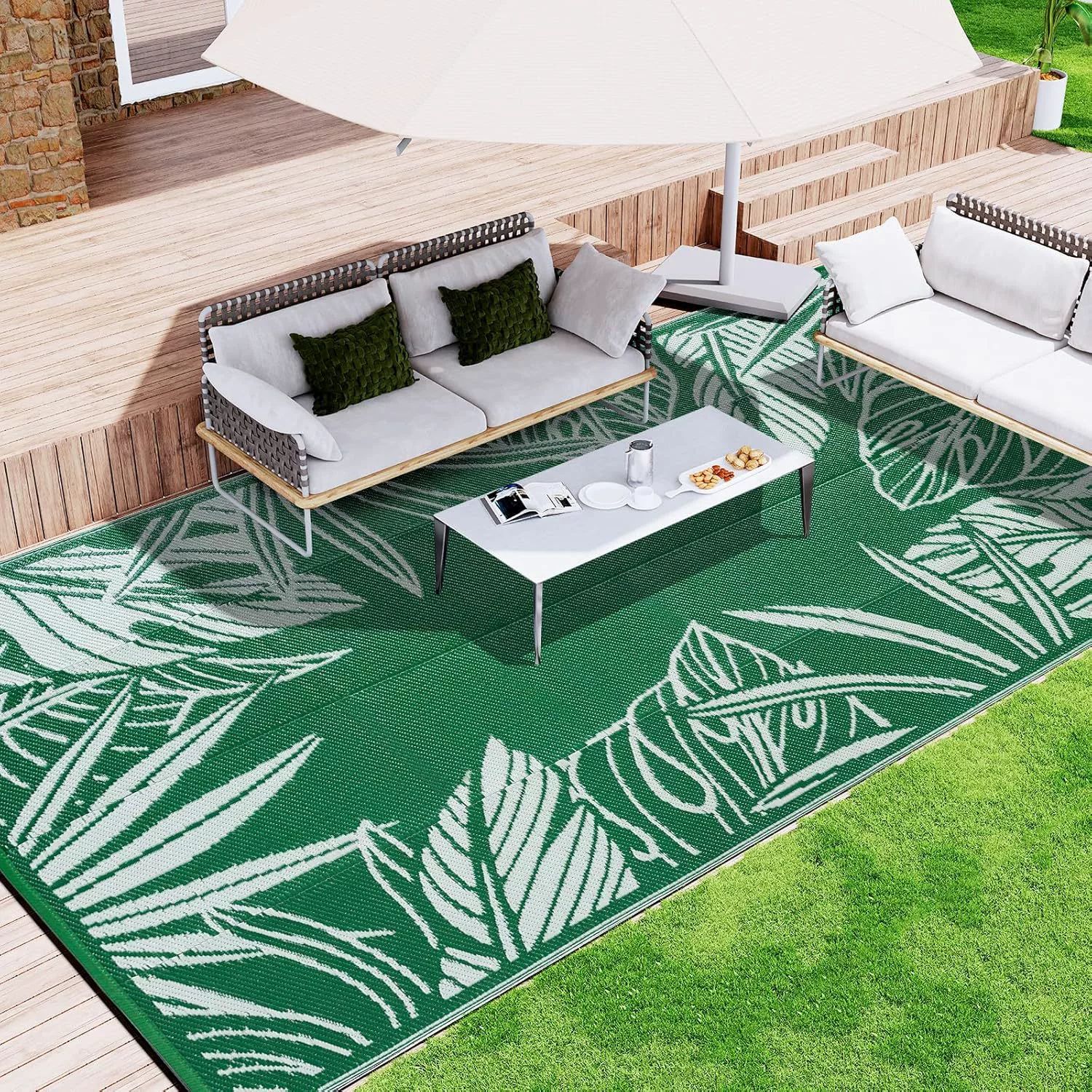 Wear-resistant beach carpet for camping, boho style