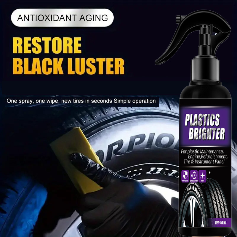 150ml Cross-Border Product Specifically for Car Tire Polish and Interior Leather Renovation Agent, One Spray Makes It Look Like New and Quickly Removes Stains