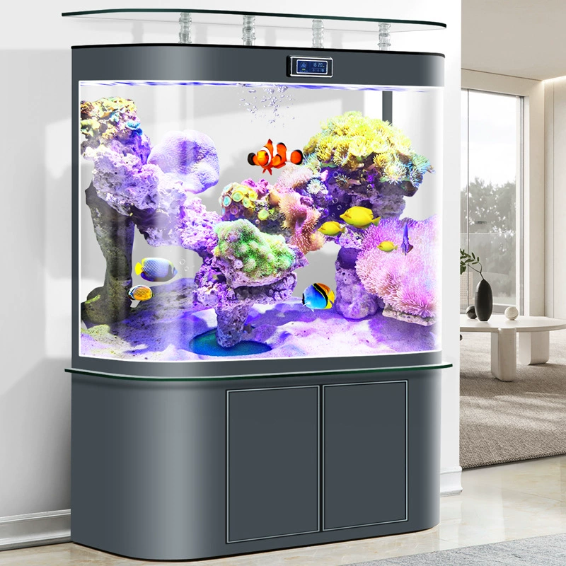 Самоциркулирующий экологический нижний фильтр для аквариума, гостиной, бытового, среднего и большого посадочного света, роскошный аквариум с полной системой без воды