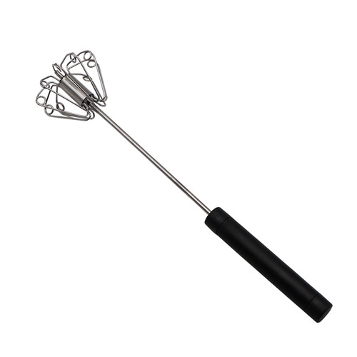 Stainless steel semi-automatic 10-inch plastic handle squeeze cream whipper mixer baking tool