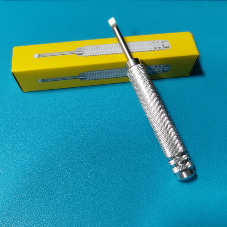 撬底刀 银色撬盖器 开手表底盖 铝柄笔形撬底刀 手表维修工具