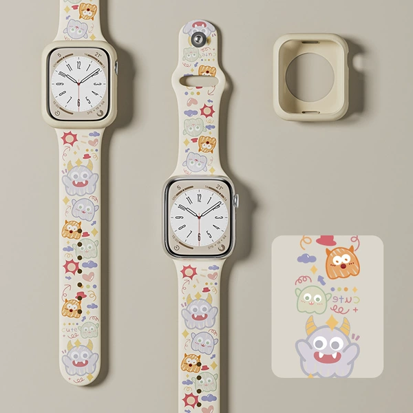 Cute slime, watch strap, protective case