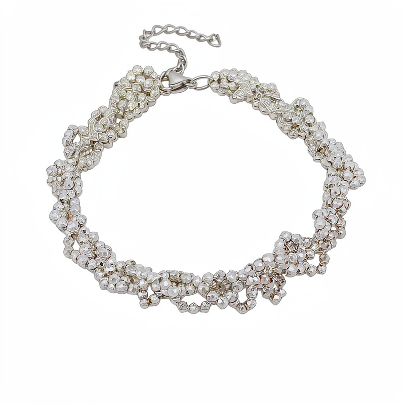 Acero inoxidable Black Dan piedra cuentas de encaje ajustable pulsera ligera de lujo nicho pulsera de alta sensación joyas personales image 6