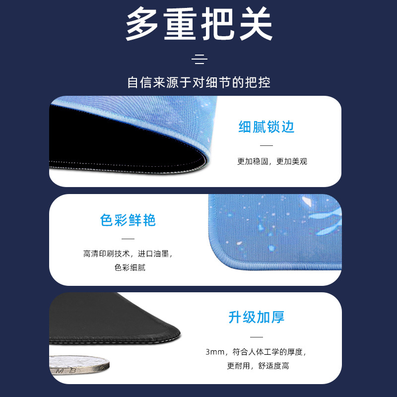 Alfombrilla de ratón, mapa de calor súper grande, línea abstracta, alfombrilla de ratón grande, nueva alfombra antideslizante corrugada de fluido, fábrica al por mayor