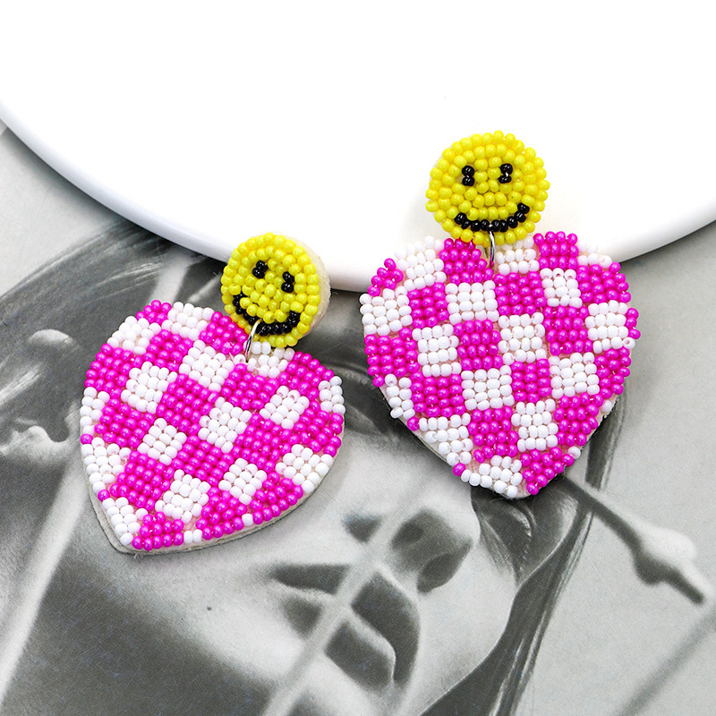 1 Pair Elegant Lady Letter Heart Shape Plastic Resin Drop Earrings display picture 10