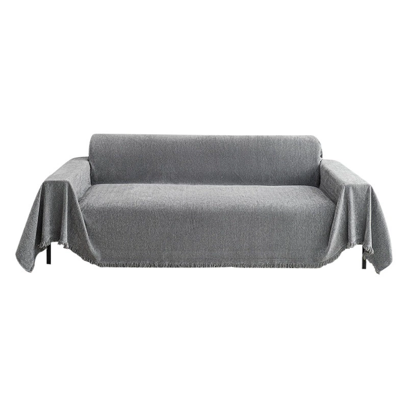 Тканевый чехол для дивана в кремовом стиле, универсальный для всех сезонов, новый водонепроницаемый и устойчивый к царапинам кожаный чехол для дивана 2025 года, универсальный полноразмерный чехол.