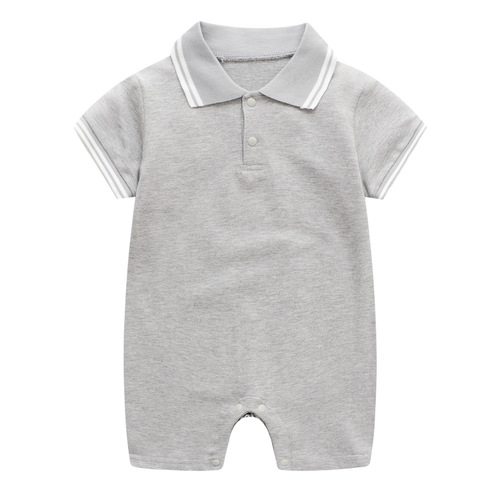 Baby thin cotton romper summer newborn clothes short-sleeve 0-1 year old baby tunic children's clothing one piece drop shipping