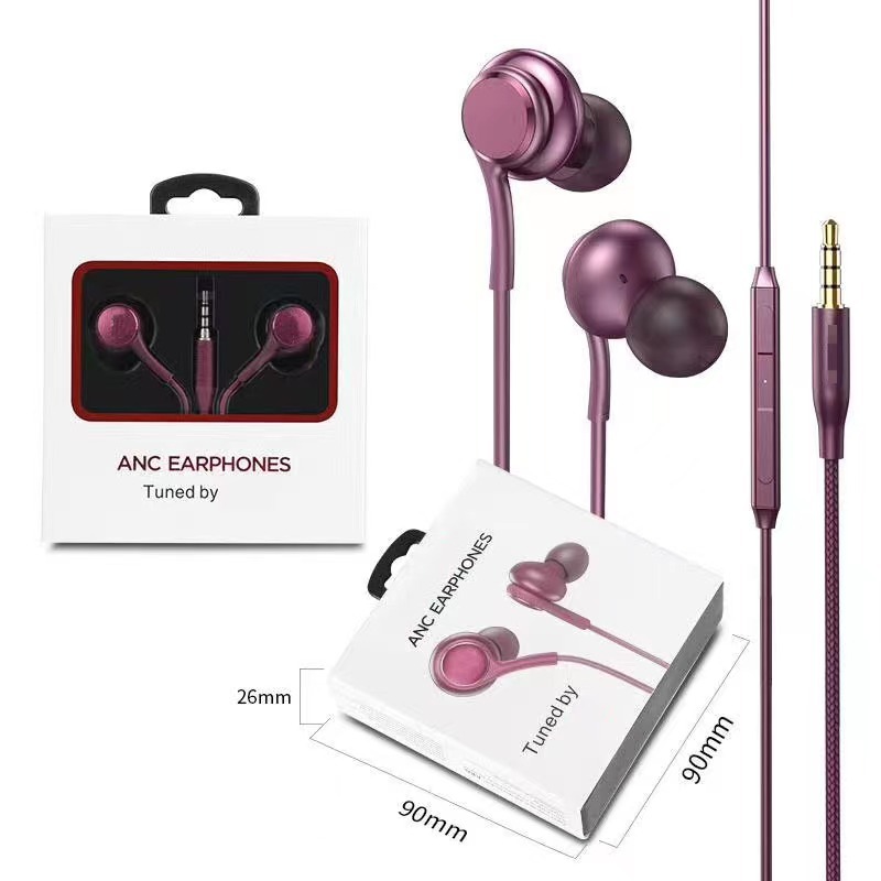 Aplicable a Samsung AKG S10 auriculares S8/S9/S10 + Control de cable con maitong Talk Android auriculares universales en la oreja