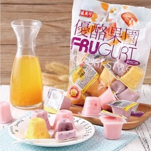 台湾盛香珍蒟蒻椰果优酪果园果冻330g综合4种水果味果汁休闲零食