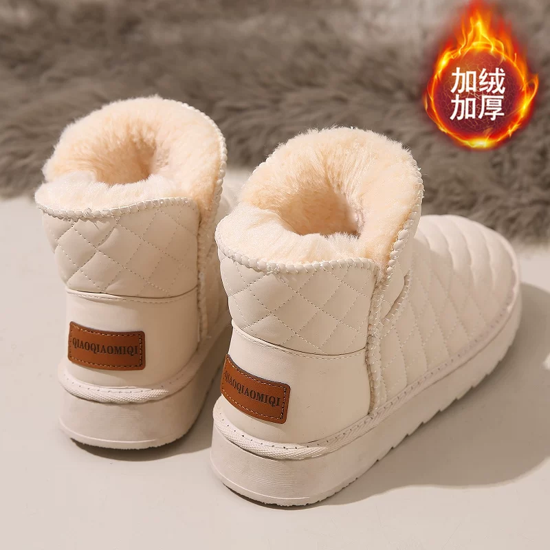 High winter boots, keep warm footwear