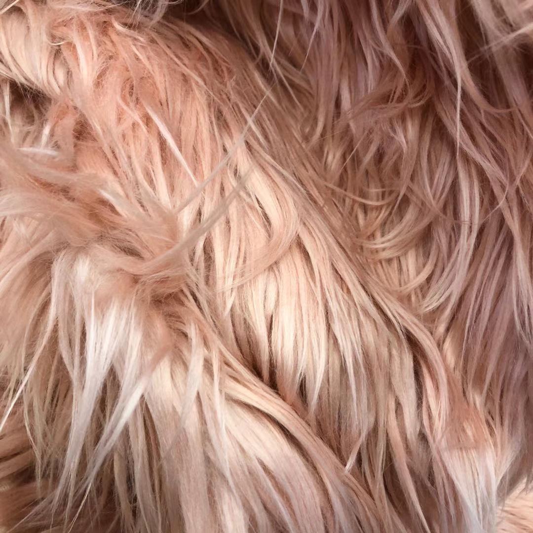 80 - 100MM cabello largo rollo de lana de playa caída de agua cabello de pelo de muñeca tela de ropa bolsa