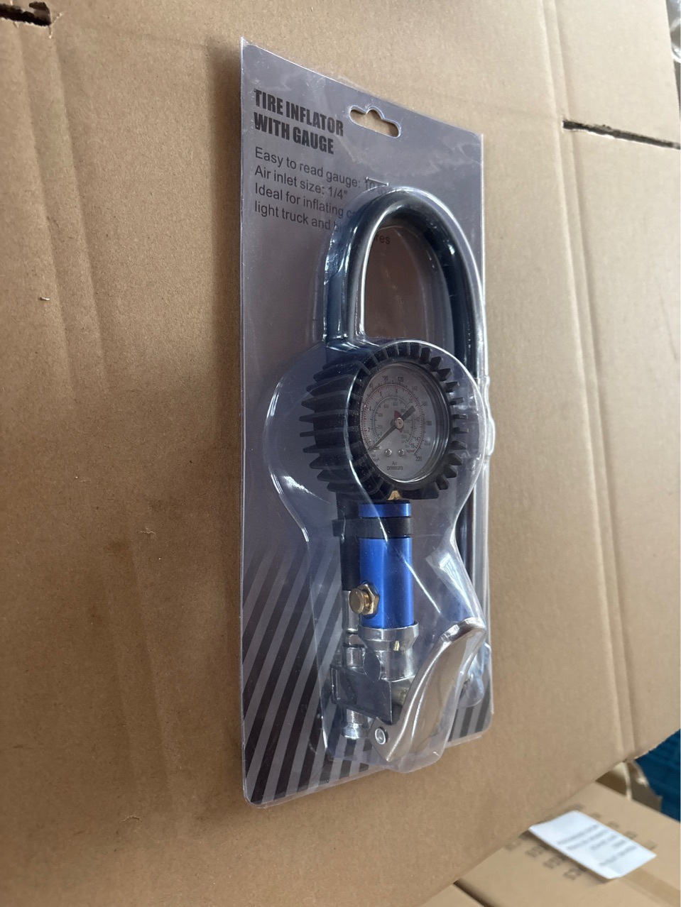Multi-Functional Car Tire Pressure Gun, Tire Pressure Gauge, Car Tire Pressure Measuring Tool, Pneumatic Precision Pressure Gauge for Vehicles