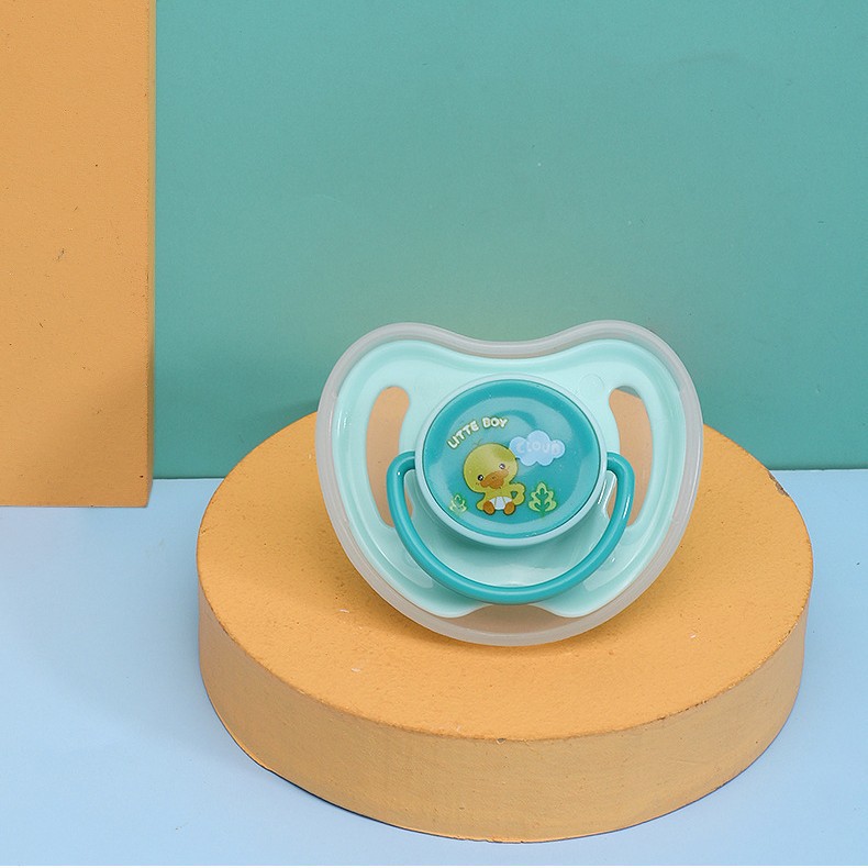 Chupete de Silicona con Estampado de Dibujos Animados para Bebés Recién Nacidos, Chupete de Confort con Funda, Venta al por Mayor