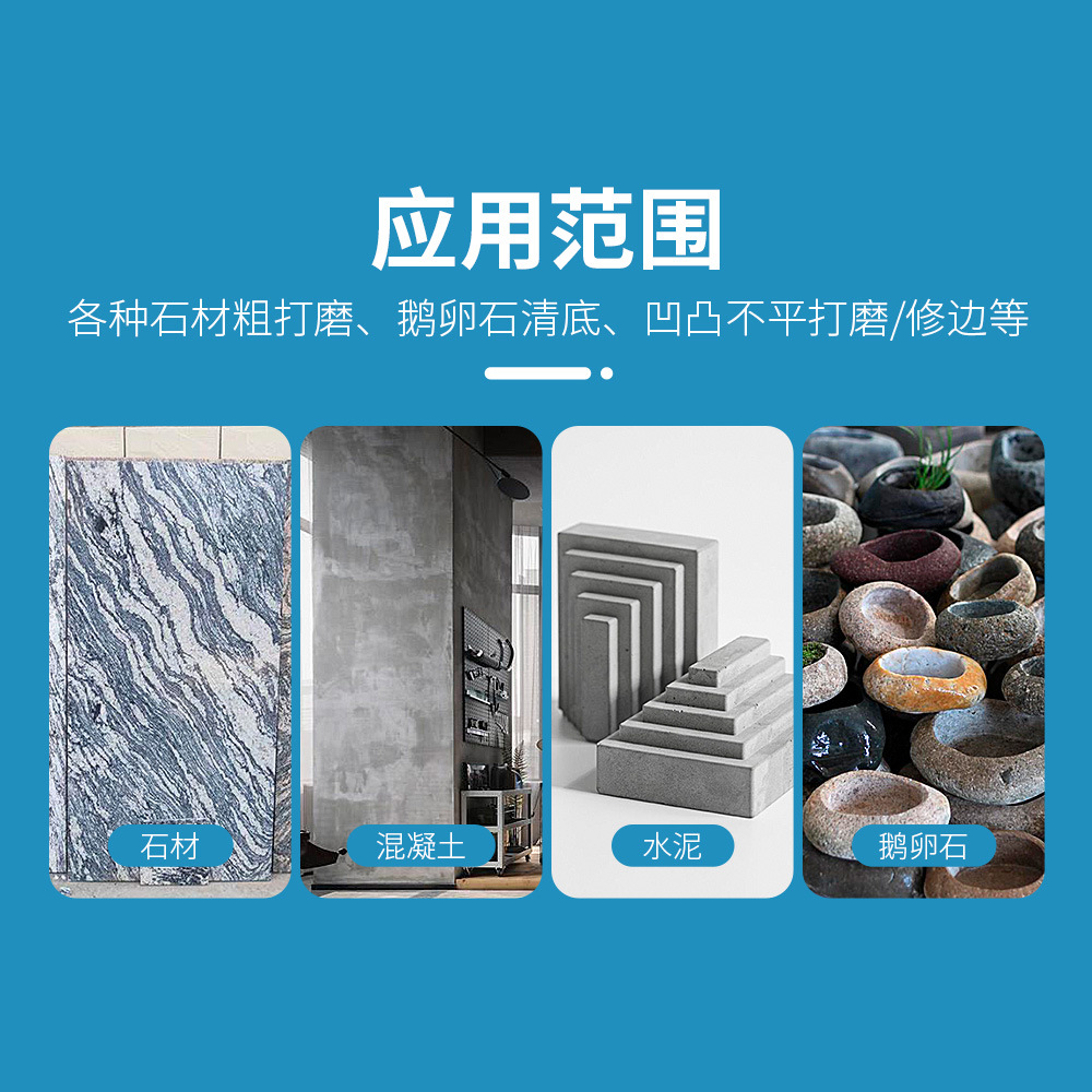 Cabezal de pulido plano de diamante de 1 pulgada, maceta de adoquines de piedra de granito, hoja de pulido de fondo claro, amoladora angular, disco de pulido pequeño