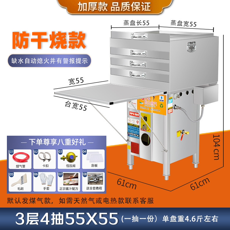 Tienda comercial de molino de salchichas de piedra de pumice colocado en el suelo para un soporte de polvo de vapor de horno de vapor de ahorro de energía