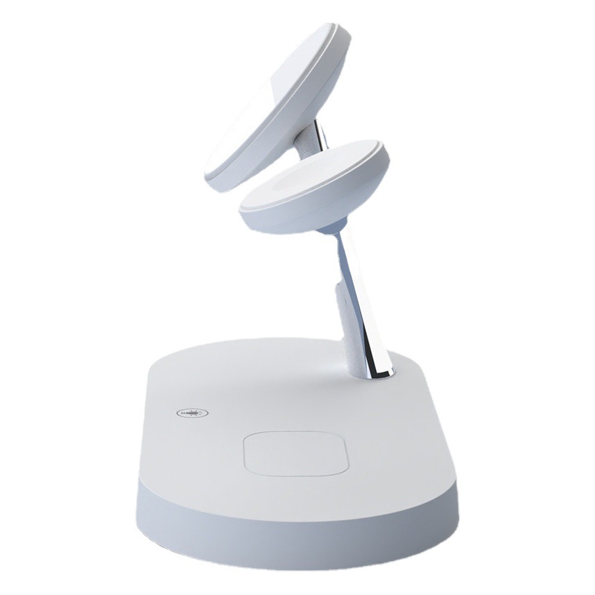 Nuevo tres en uno cinco en uno 15W magnético rápido cargador inalámbrico luz de noche inteligente soporte de carga inalámbrica