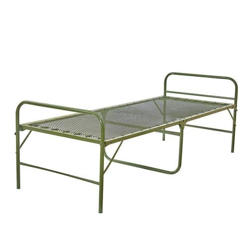 Steel wire bed folding bed single rental room simple bed spring bed reinforced lunch break bed companion bed soft bed