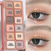 Dikalu Eye Shadow Cement Plate 12 -color raw neutrals matte earth color milk tea tray authentic blush