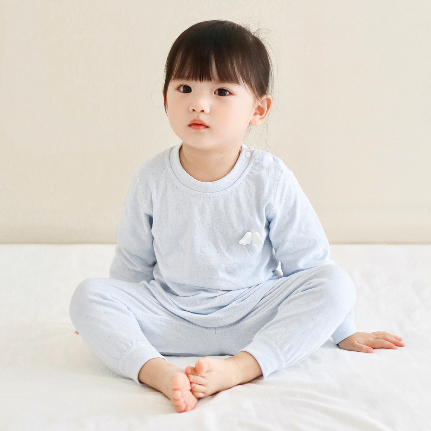 Pantalones de otoño para bebés, pijamas de algodón para niños y niñas, ropa interior cálida para bebés