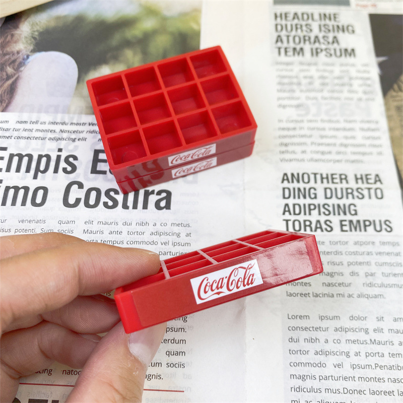 1:12 doll house accessories mini simulation soda drink milk tray miniature food play DIY scene model accessories