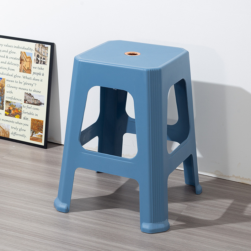 メーカー卸売プラスチックスツール肥厚セットホームダイニングチェア肥厚リビングルーム屋台ハイスツールロースツールスクエアスツールチェア|undefined