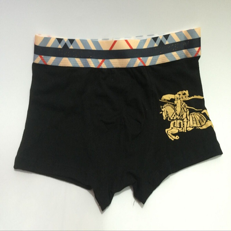 Aliexpress Ebay Popular Trendy Brand B Brand Knight Men's Underwear Export Pure Cotton Men's Boxer Briefs Boxer Briefs