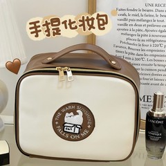 原创可爱化妆包大容量手提便携外出旅行收纳包防水耐脏加厚洗漱包