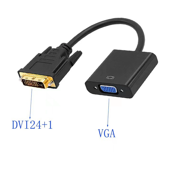 DVI в VGA проводка DVI24+1 к VGA конверсионная линия DVI в VGA кабель 1080p