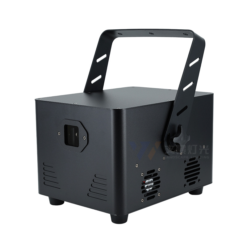 Interior 10W lámpara láser de animación a color completo boda bungee concierto LED lámpara de patrón láser de línea de luz de escaneo