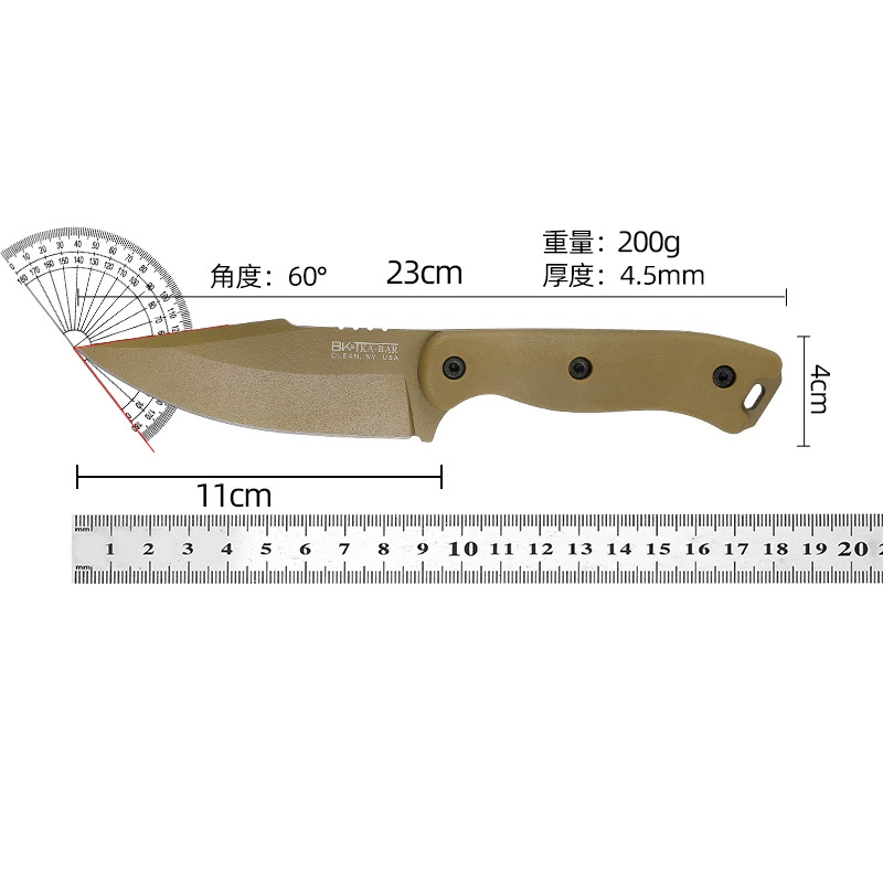 Оптовые прямые продажи BK18 outdoor прямой нож, нож для кемпинга, нож для самозащиты, выживание, рыболовный нож, тактический нож