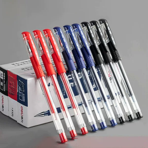 Deli Gel Pen 6600ES Stationery Signature Carbon Pen 0.5mm Office Pen Student Gel Pen Wholesale