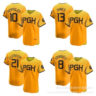 Cross-Border Mlb Jersey Pirates Pittsburgh Pirates Jerseys # 30 Embroidery Baseball Uniform