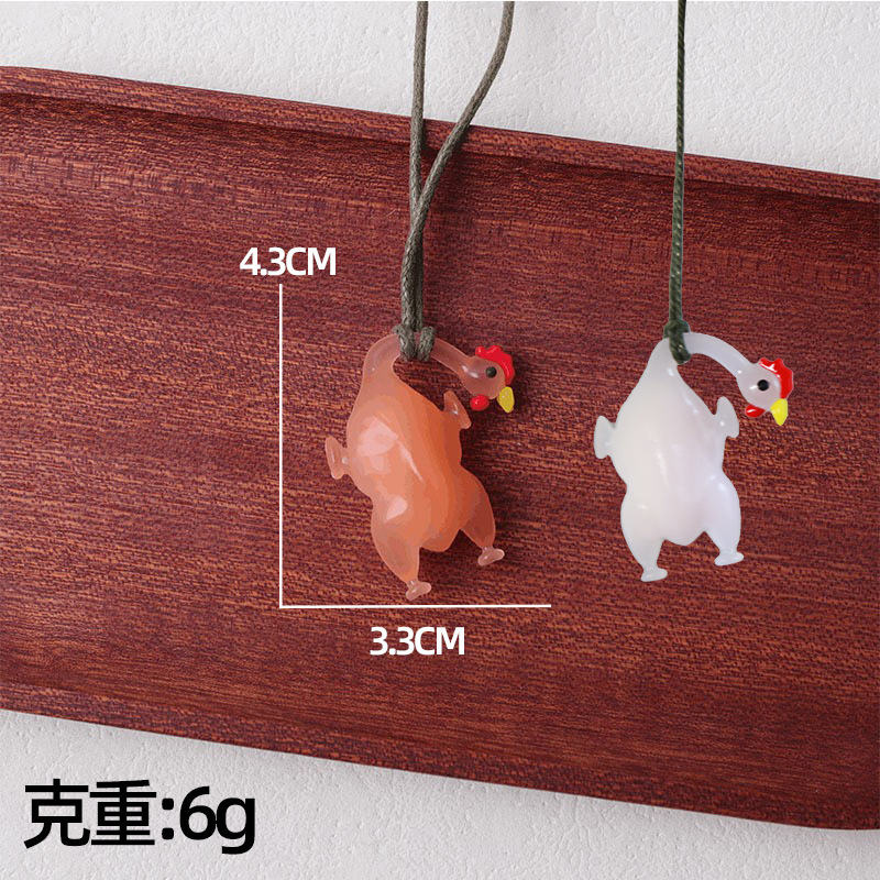 작은 색상 변경 구운 치킨 (끈 + opp 가방 포함)