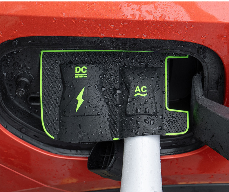 New Energy Vehicle Charging Port Waterproof Cover Dust Cover Hidden Charging Gun Rain Cover Silicone Protective Cover Leak-Proof