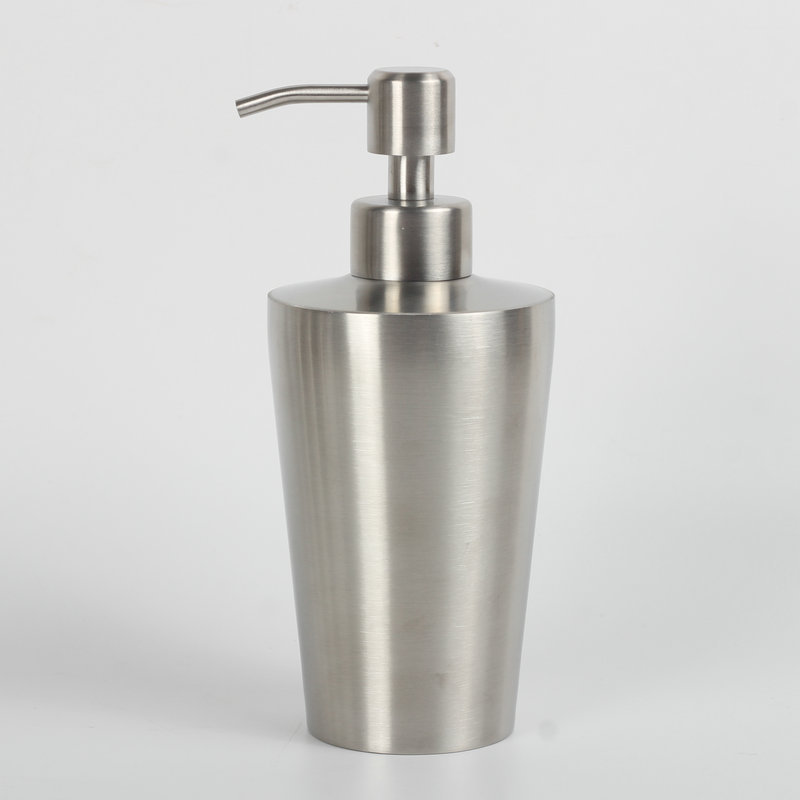 現物ラグビー型304ステンレス石けん液器テーパー手洗い液瓶350ml 400mlロゴ|undefined