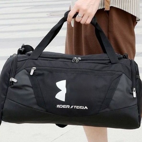 UA unisex large-capacity sports gym bag, tote bag for training, large-capacity travel bag, shoulder bag, handbag